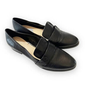 Nine West Huff Black Leather Loafers Women’s Size 7.5 Classic‎ Capsule Wardrobe